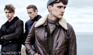 کاپشن و کت چرم مردانه