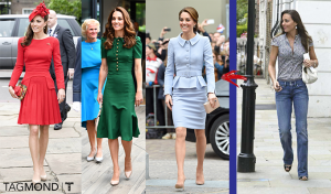 اندام مستطیل کیت میدلتون