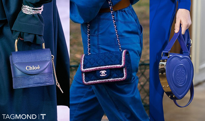 کیف با رنگ آبی کلاسیک