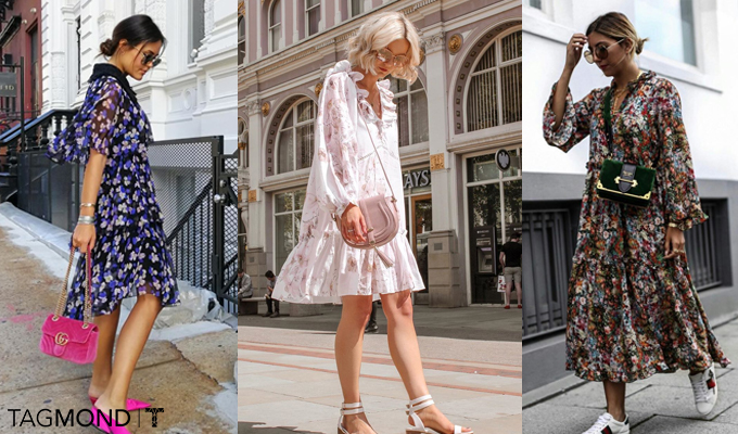 پیراهن تابستانی طرح دار