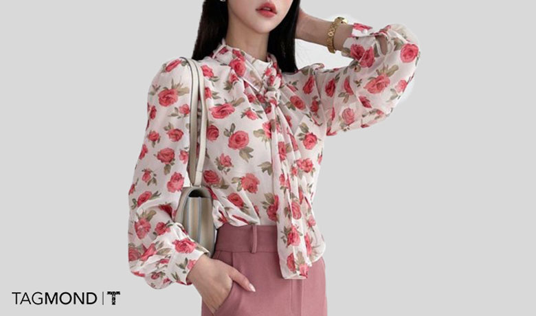 ست کردن شومیز گلدار