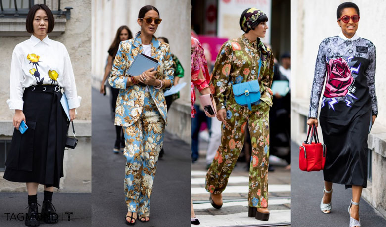 نکات پوشیدن لباس گل گلی