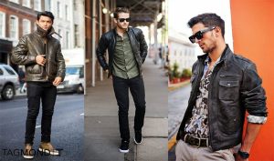 استایل با ژاکت مردانه