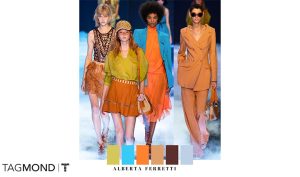 پالت رنگ با هلویی