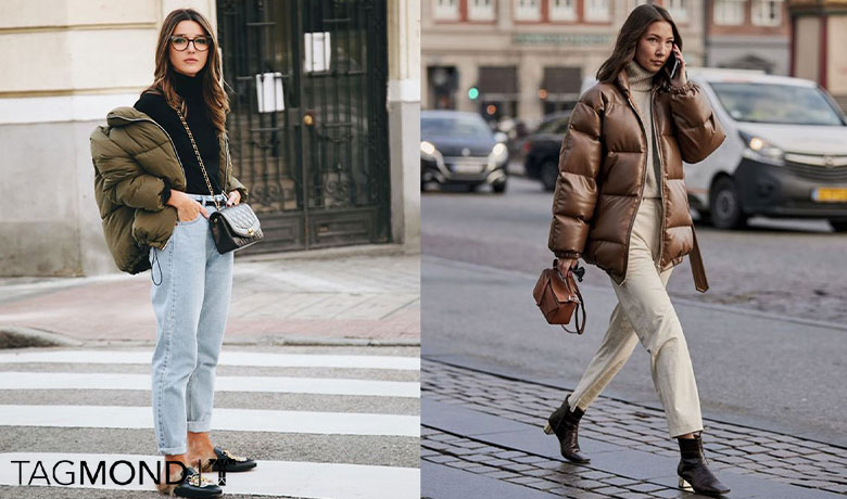 استایل با پافر زنانه