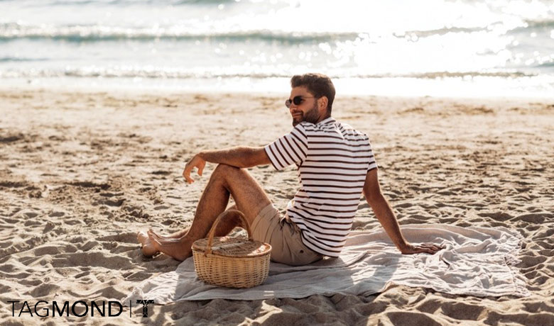 تیشرت ساحلی مردانه