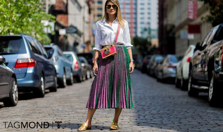 استایل با انواع دامن