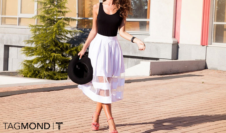 دامن کلوش و استایل با آن