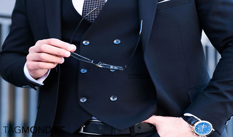 استایل با جلیقه مردانه