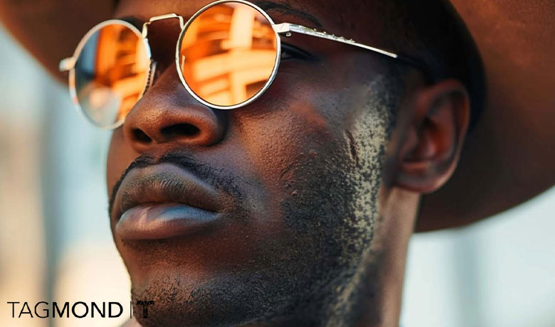 استایل با عینک آفتابی مردانه