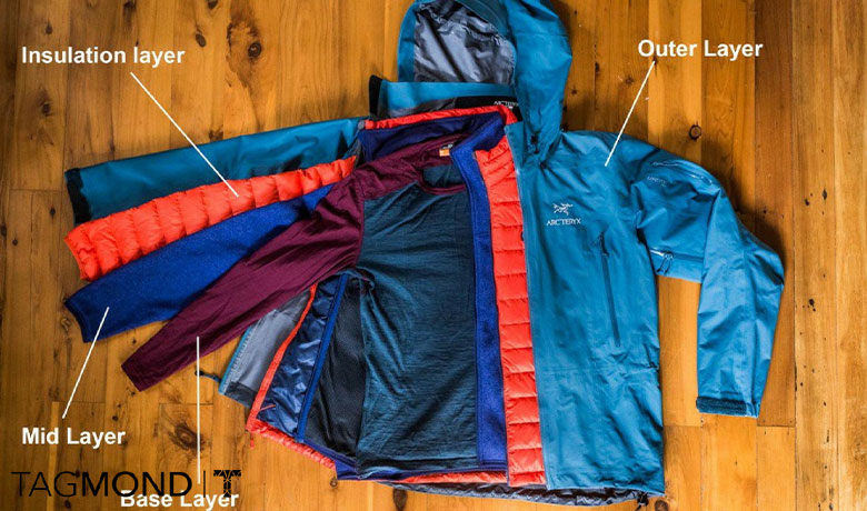 لایه بندی لباس کوهنوردی