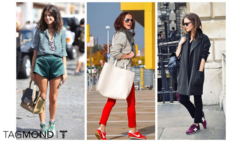 تیپ با کفش اسپرت