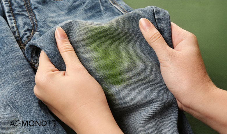 از بین بردن لکه زرد روی شلوار جین