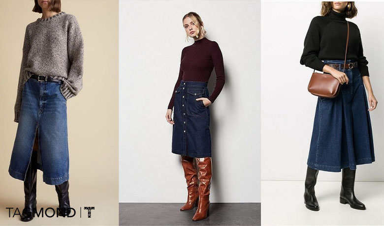 استایل با دامن