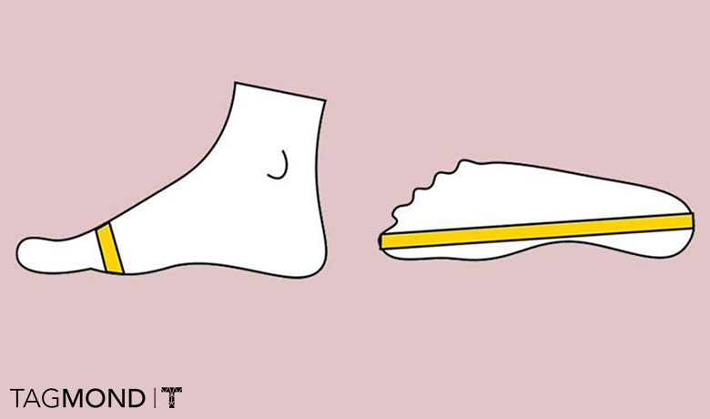 اندازه گیری سایز پا