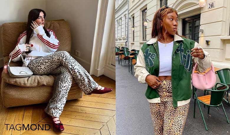 شلوار طرح دار