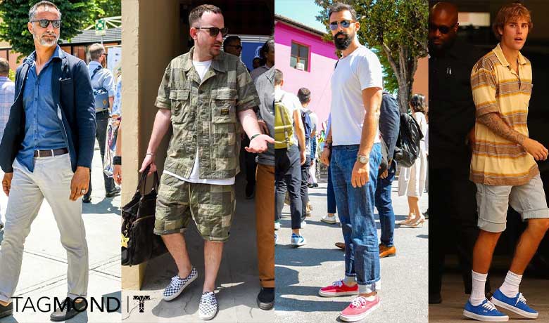 استایل پسرانه با کفش ونس