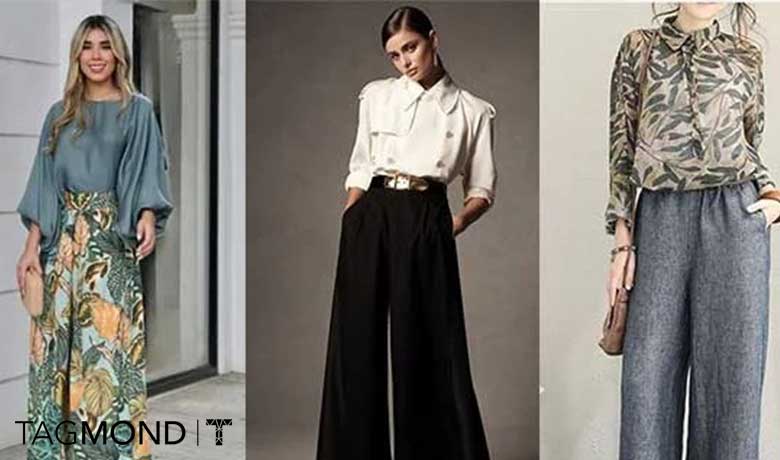 استایل شومیز با دامن شلواری