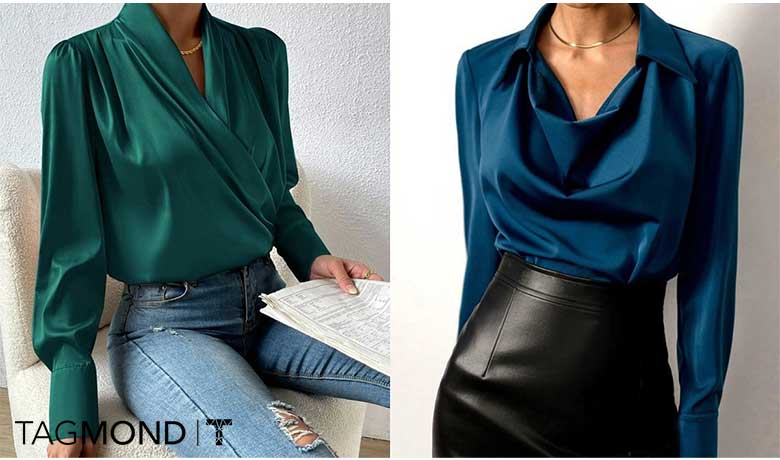 شومیز ساتن با چی خوبه