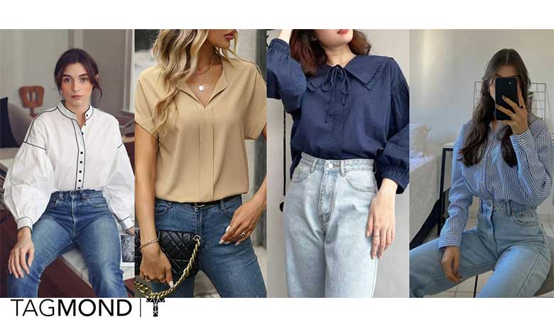 استایل شومیز با شلوار جین