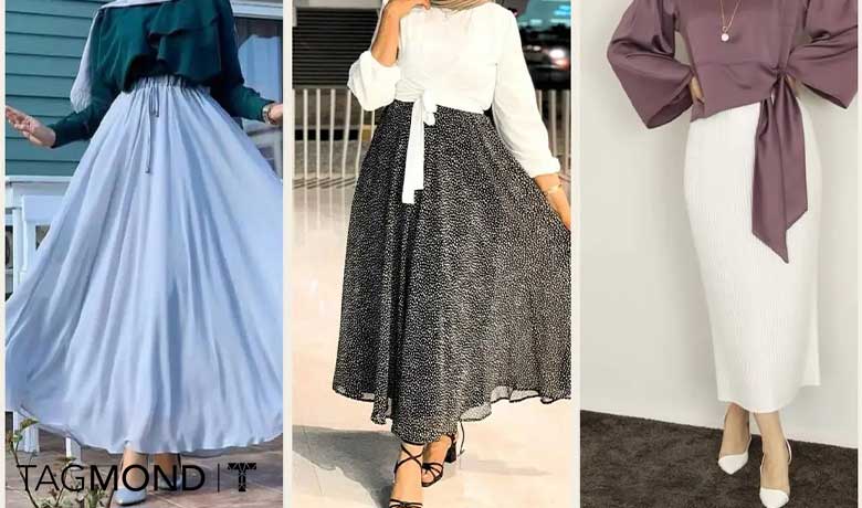 استایل با شومیز و دامن