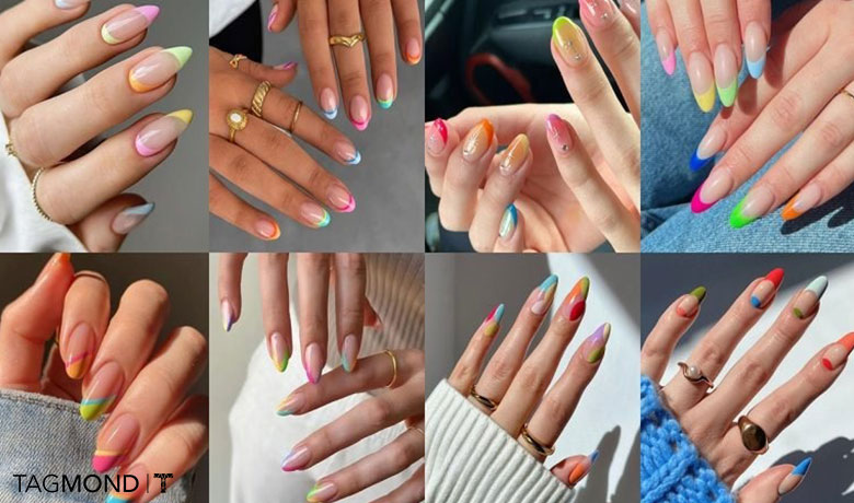 مدل فرنچ ناخن جدید