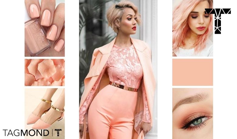 صورتی هلویی؛ رنگی لطیف برای پوست‌های روشن تا گندمی