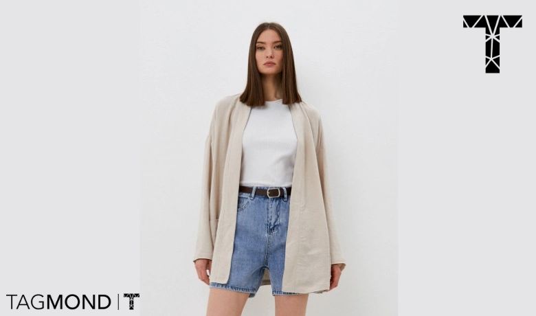 ترکیب ژاکت‌های نخی و شومیزهای سبک در ترند شلوارک تابستانی