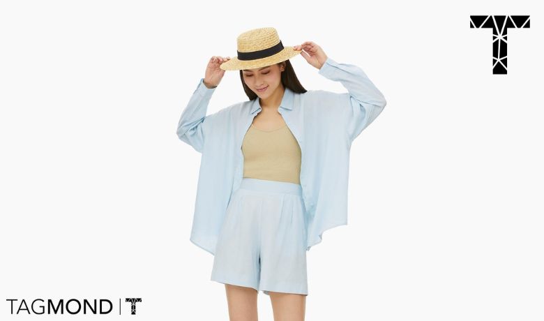 ترکیب پیراهن‌های لایت یا تونیک‌های بلند در ترند شلوارک تابستانی