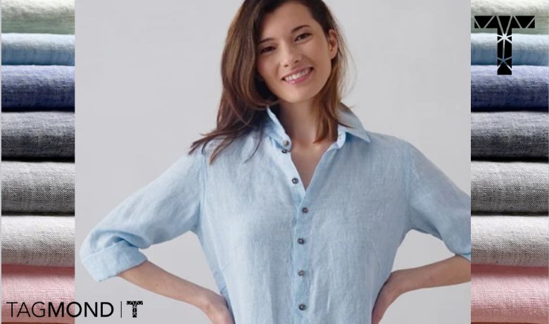 پیراهن‌های لینن با برش آزاد در رنگ‌های پاستلی